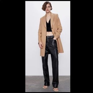 Zara menswear-style coat